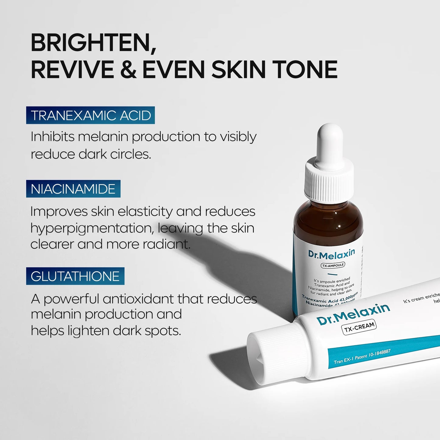 Dr.Melaxin TX Tranexamic Acid Dark Spot Care Line