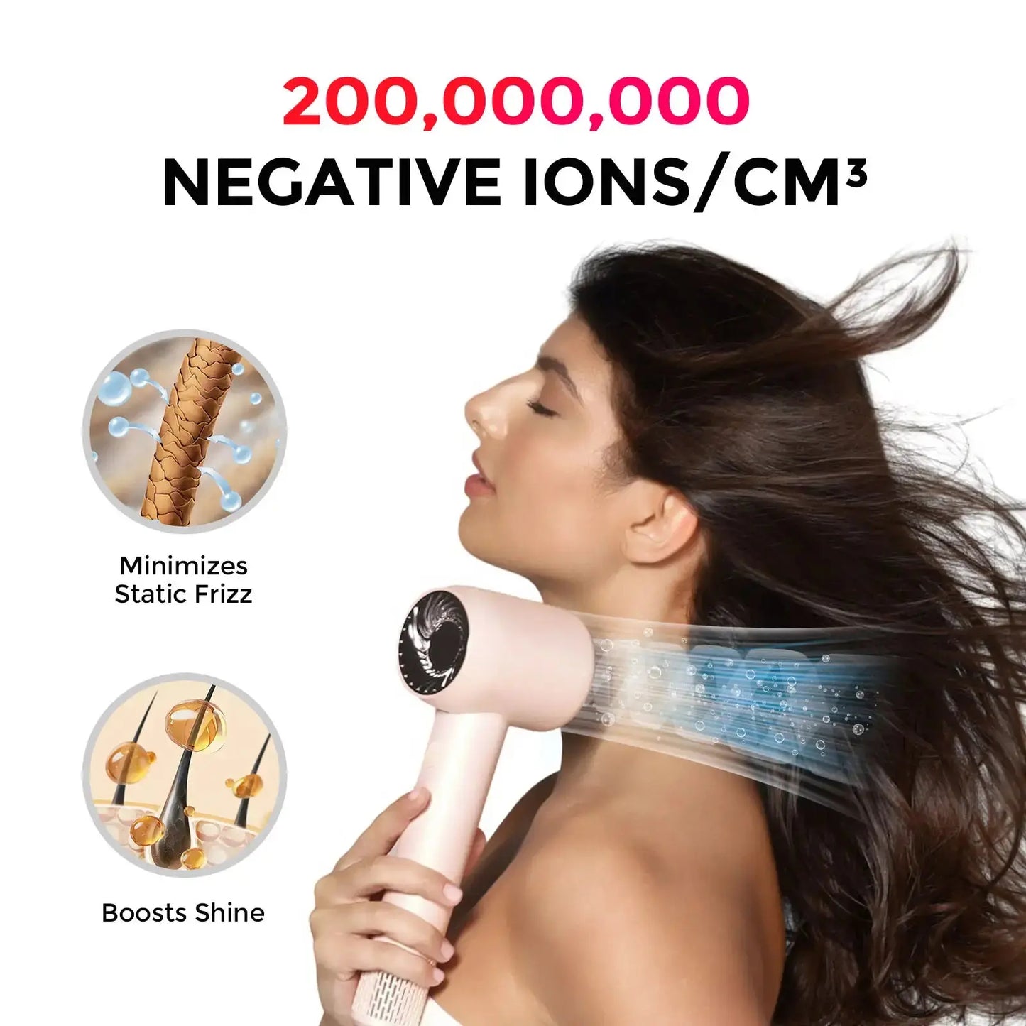 OutRank Hair AIRHYPE COMPACT High-Speed Hair Dryer – Fast, Lightweight, and Travel-Ready